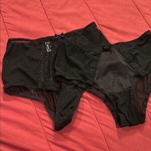 Victoria’s Secret - 2 pair - Medium - Very Sexy- Black Lace Panties